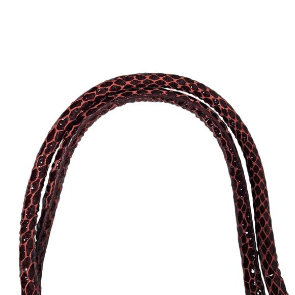 ⚡️SALE! La Gioe d Toscana by Sharon Gioe Burgundy Leather Purse - Picture 5 of 11